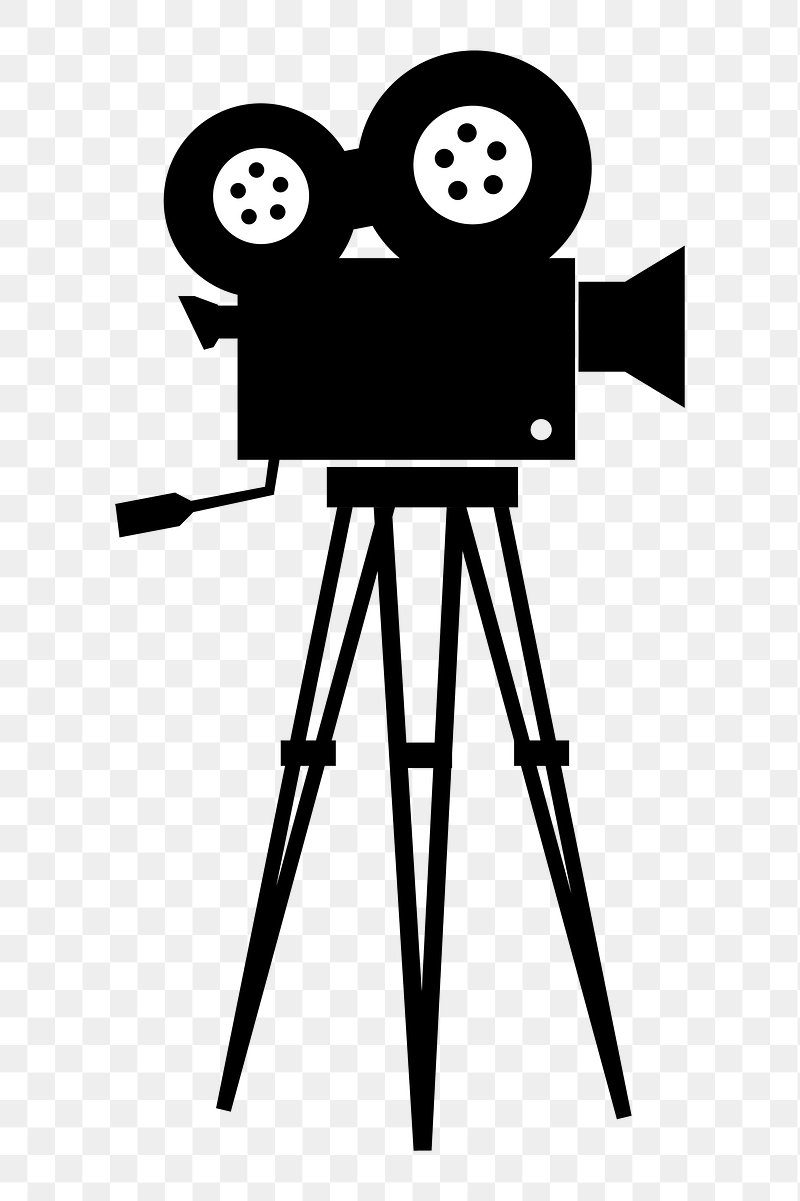 film camera silhouette