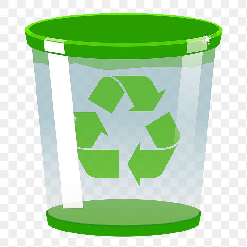 Blue recycling bin with recycling symbol on front png download - 2888*3508  - Free Transparent Flat Trash Can png Download. - CleanPNG / KissPNG