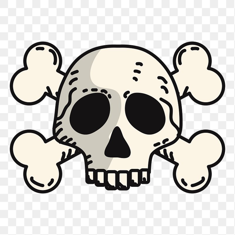 skull and crossbones png