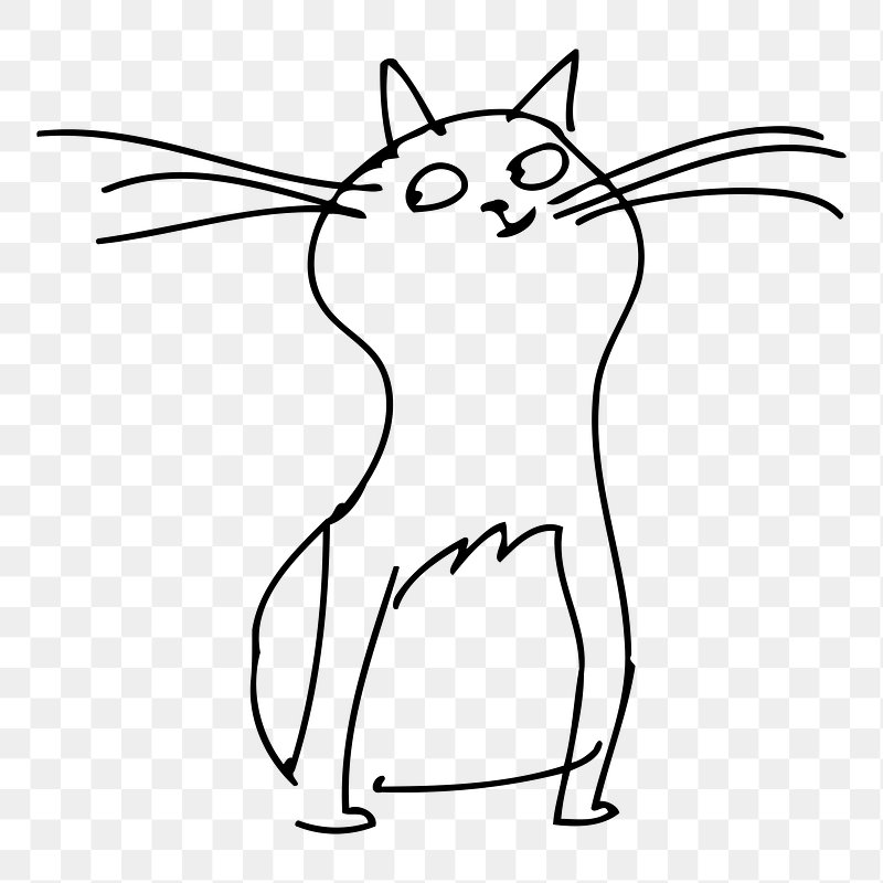 Discover 120+ cat line drawing best