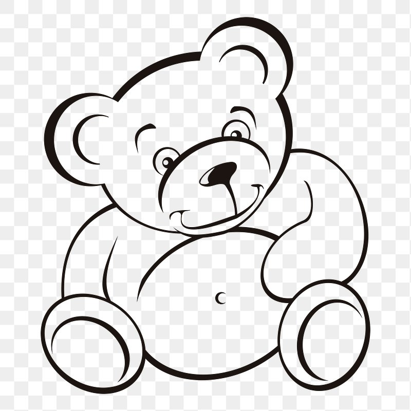 Bear Transparent Background, Cute Bear PNG, Black, Teddy, Polar