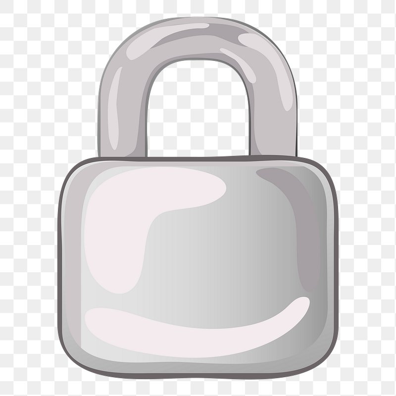 Premium Photo  Locked silver padlock on a white background