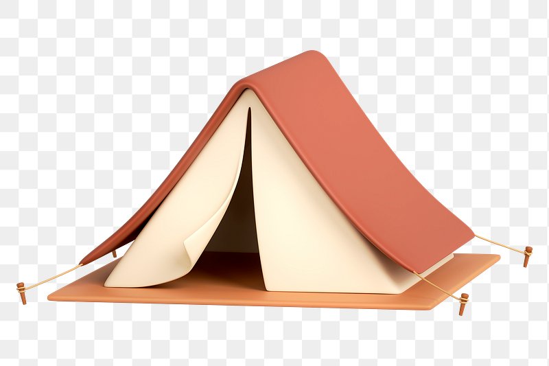 Autocollant Camping - Tente