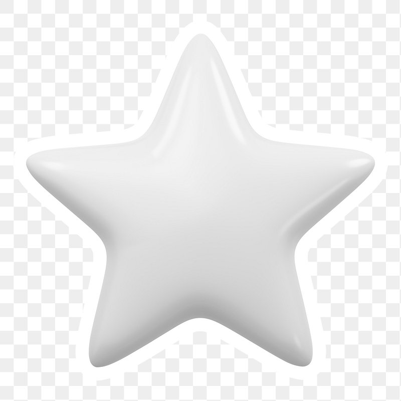 Download premium png of Star, favorite png icon sticker, 3D