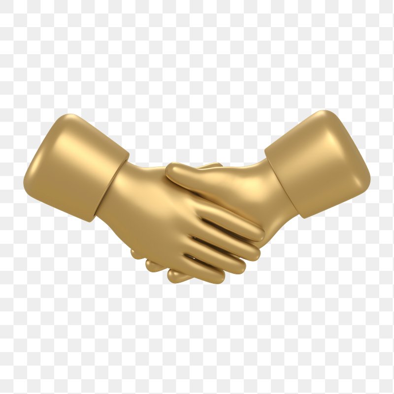 Handshake Icon. Shaking hands is a symbol of greeting and business,  handshake emoji white 