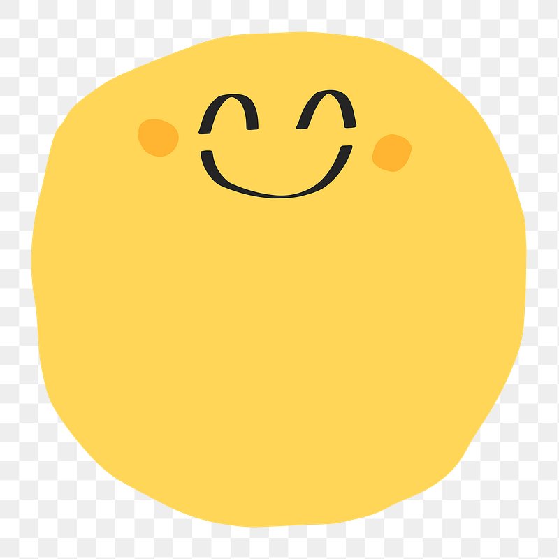 Premium Vector  Stay positive emoji hand drawn design element smiley face  doodle yellow symbol smiling emoticon scribble happy face sticker