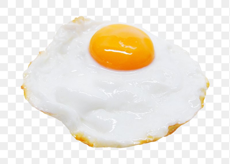 Aesthetic, sunny side up egg transparent background PNG clipart