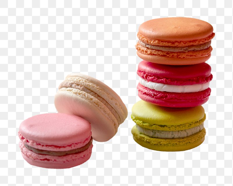 French Macarons Stickers PNG Images | Free Photos, PNG Stickers ...