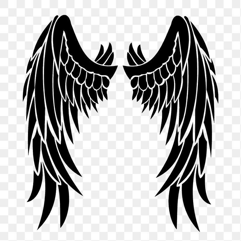 real angel wings clip art