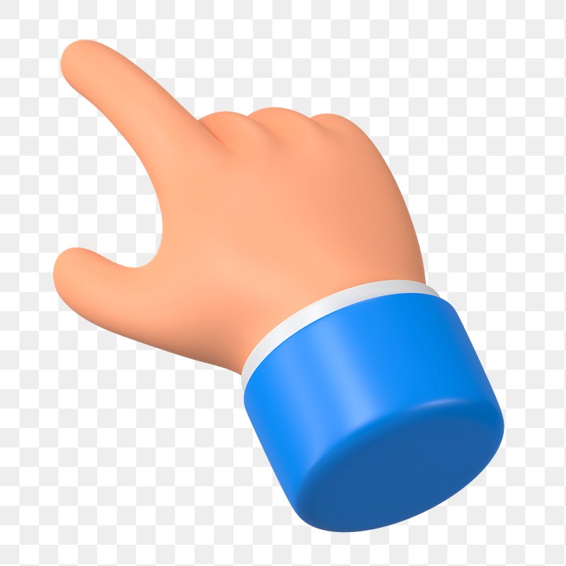 Premium Photo  Hand 3d emoji gesture hands fingers pointing emoji