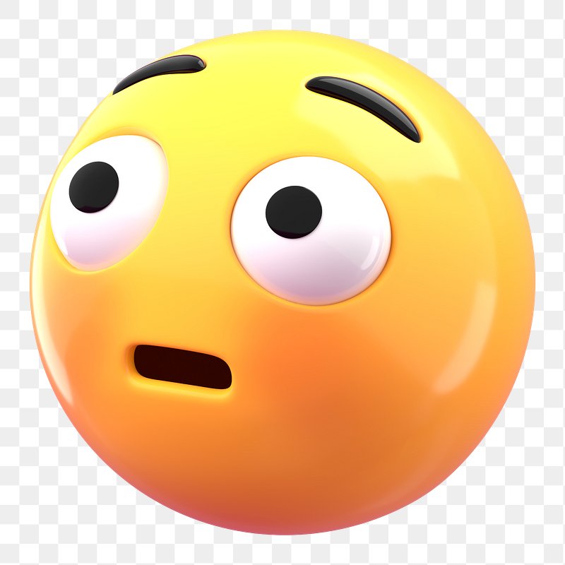 Thinking Emoji But 3d - 3d Thinking Emoji Gif PNG Transparent With