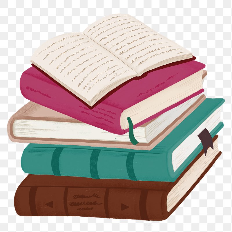 stack of books clip art png