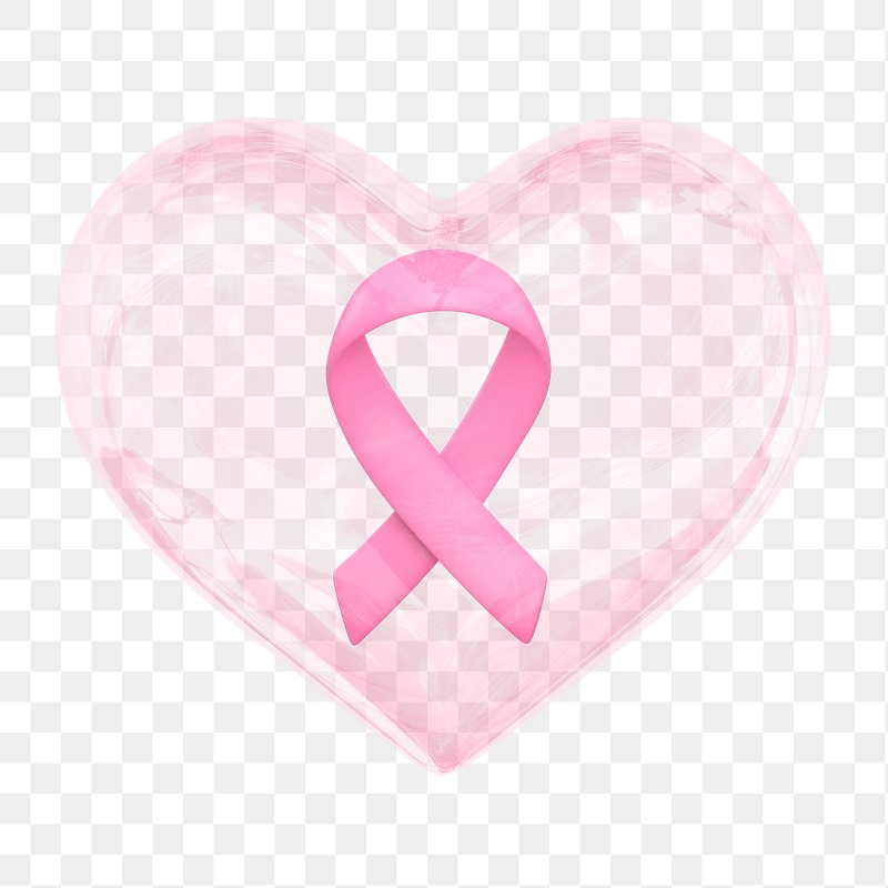 Breast Cancer Ribbons Clipart Hd PNG, Pink Bra With Ribbon For