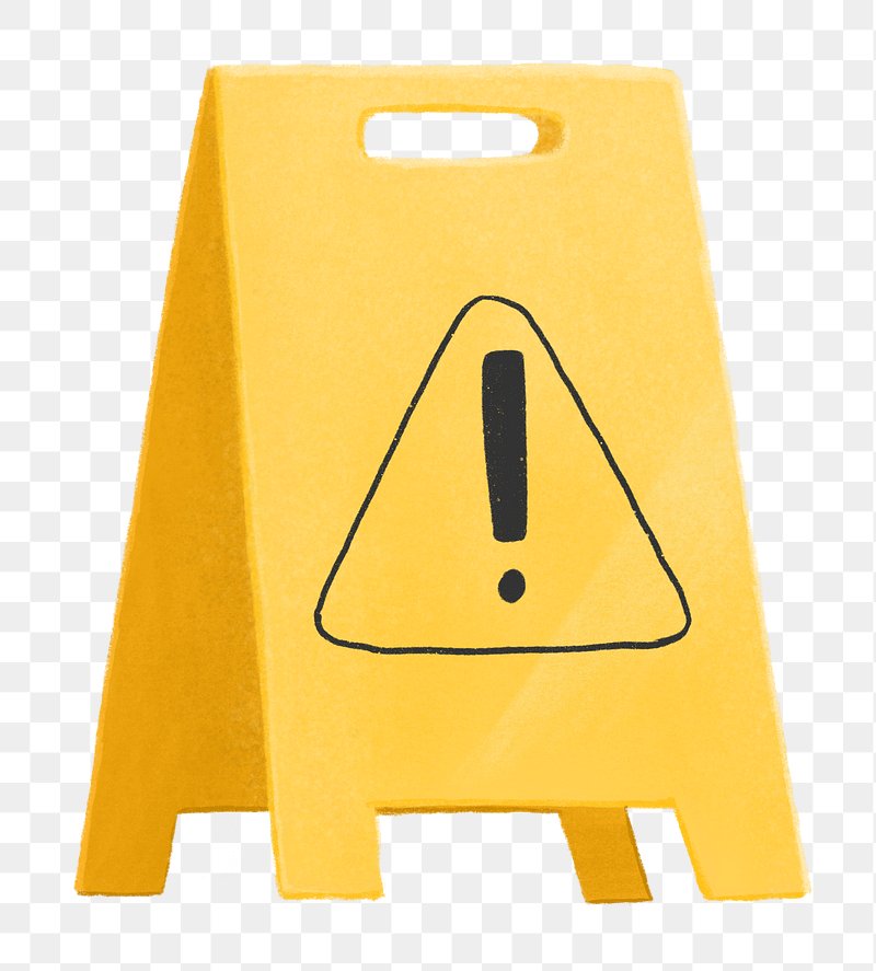 Warning attention sign with hand stop mark symbol on transparent background  PNG - Similar PNG