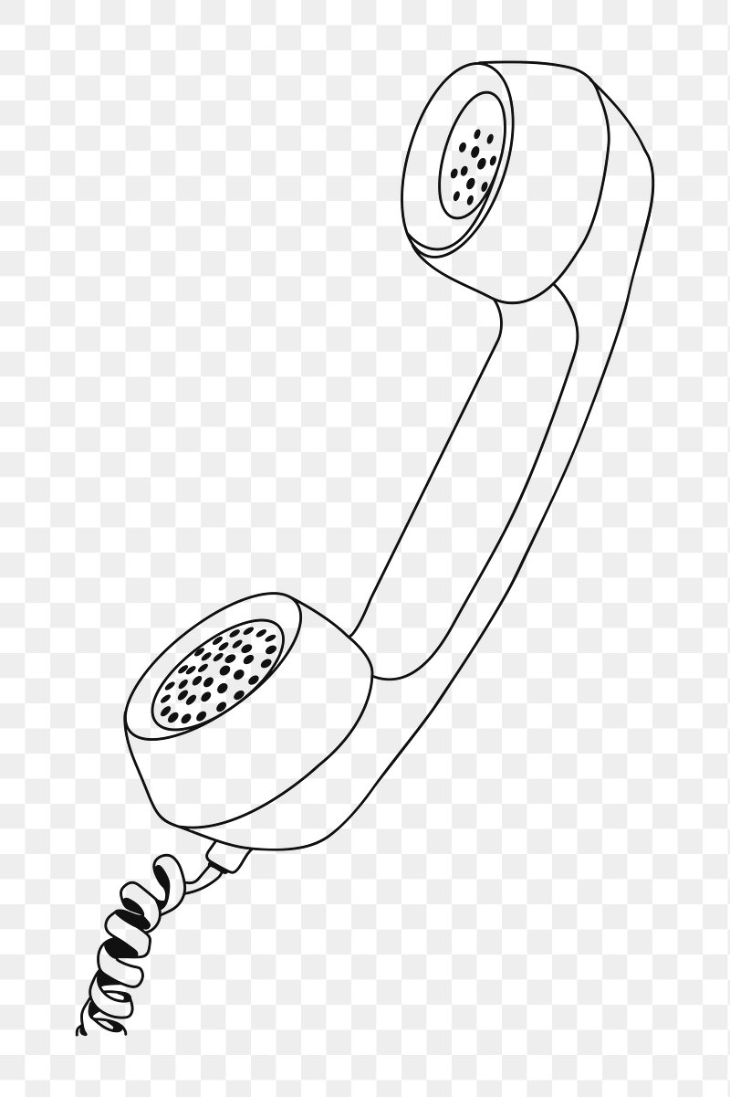 Telephone Charcoal Drawing 12255802 Vector Art at Vecteezy