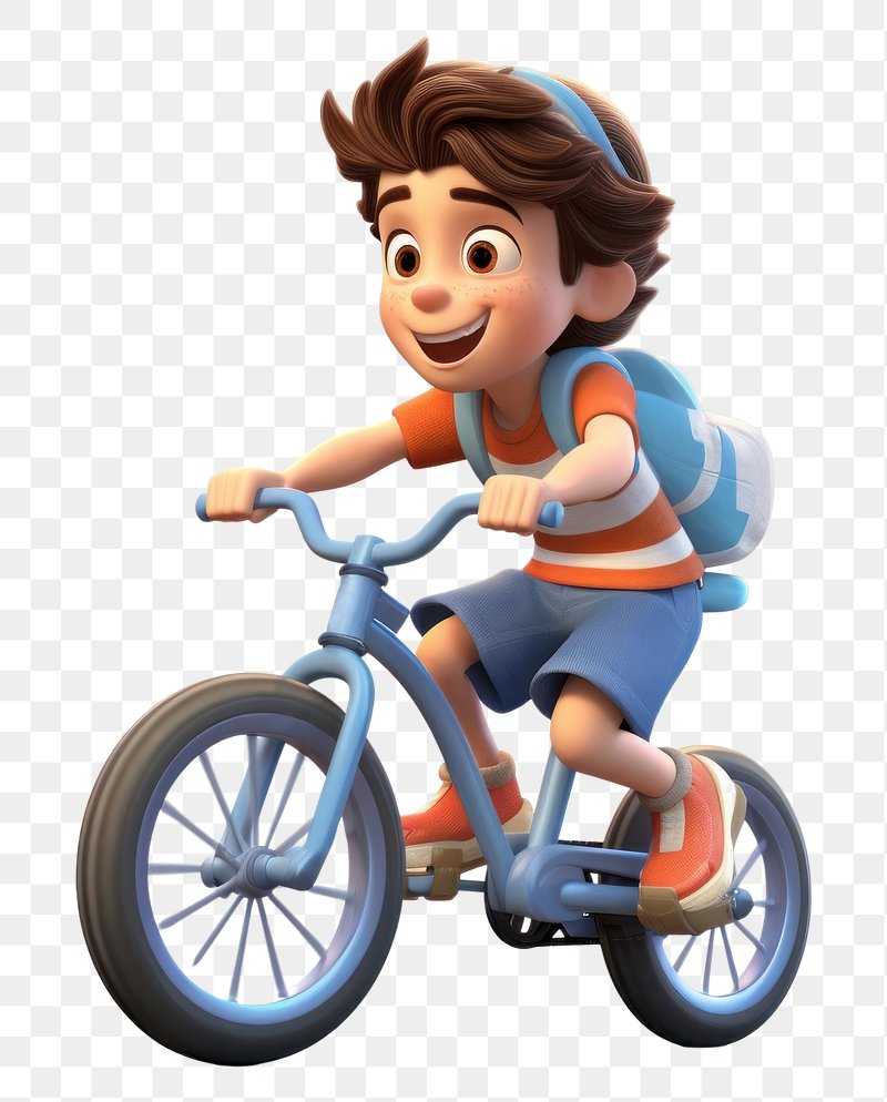 Cartoon Drawing Illustration, Little boy riding a bike, sport, bicycle,  hybrid Bicycle png | PNGWing