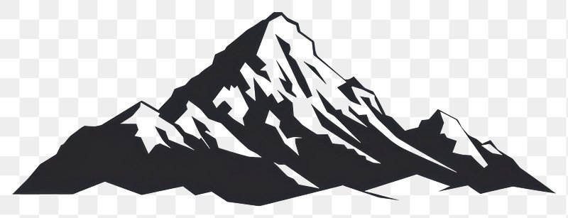 Minimalist Mountain Vector Hd Images, Minimalist Mountain Logo, Mountain,  Logo, Hill PNG Image For Free Download