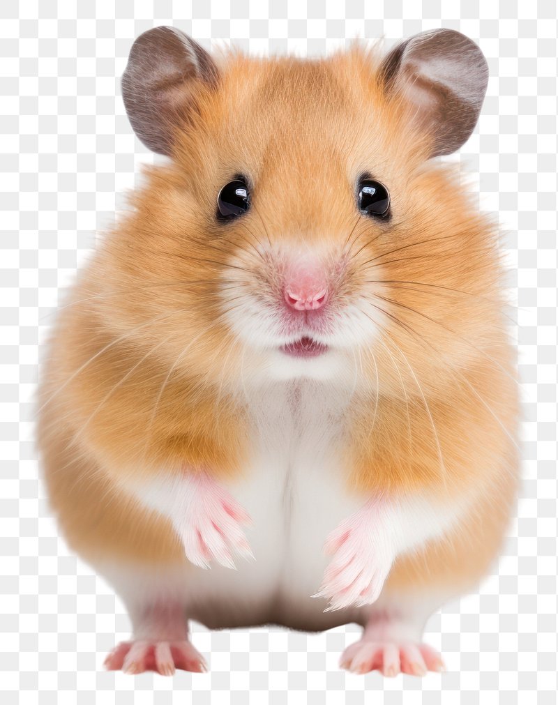 Premium AI Image  A hamster with long whiskers is standing on a