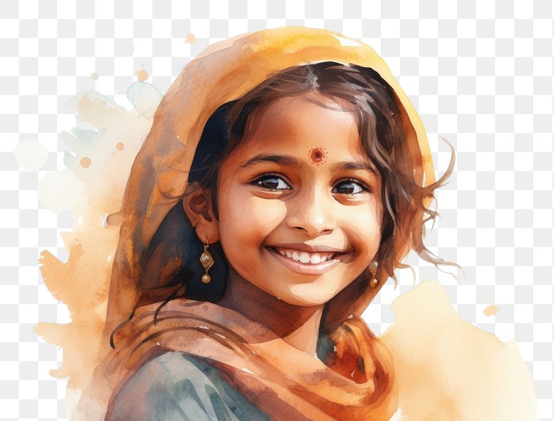 Indian Girl PNG Images  Free Photos, PNG Stickers, Wallpapers