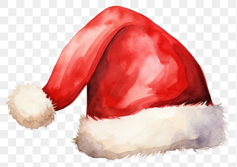 Santa Claus hat PNG transparent image download, size: 1500x1295px