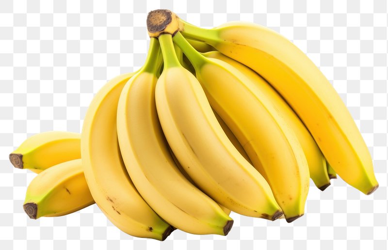 Banana Bunch Hd Transparent, Bunch Of Fresh Organic Bananas Top View,  Fruit, Fresh Fruit, Fruit Element PNG Image For Free Download