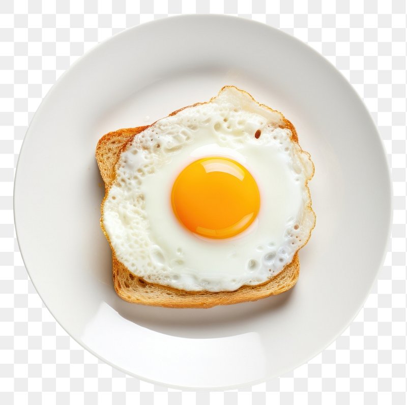 Fried egg on toast png mockup flat lay food photography, free image by  rawpixel.com / Monika