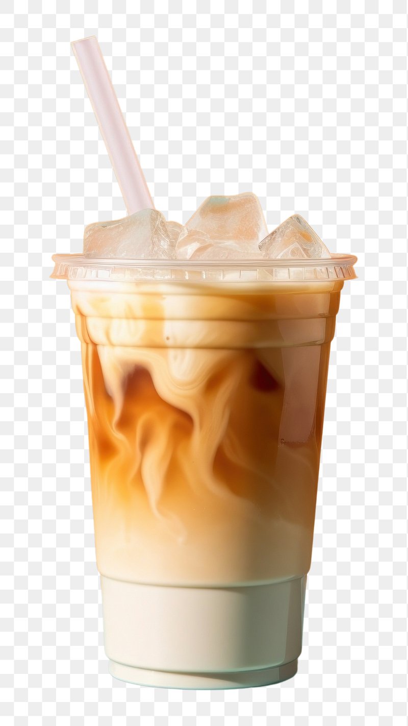 Iced Coffee In High Glass Stock Photo - Download Image Now - Iced