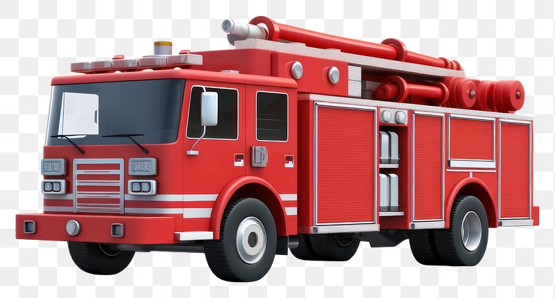 Safety Clipart-red fire engine clipart