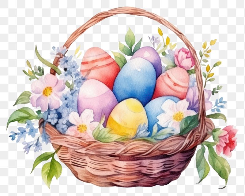 Easter Basket Images  Free Photos, PNG Stickers, Wallpapers & Backgrounds  - rawpixel