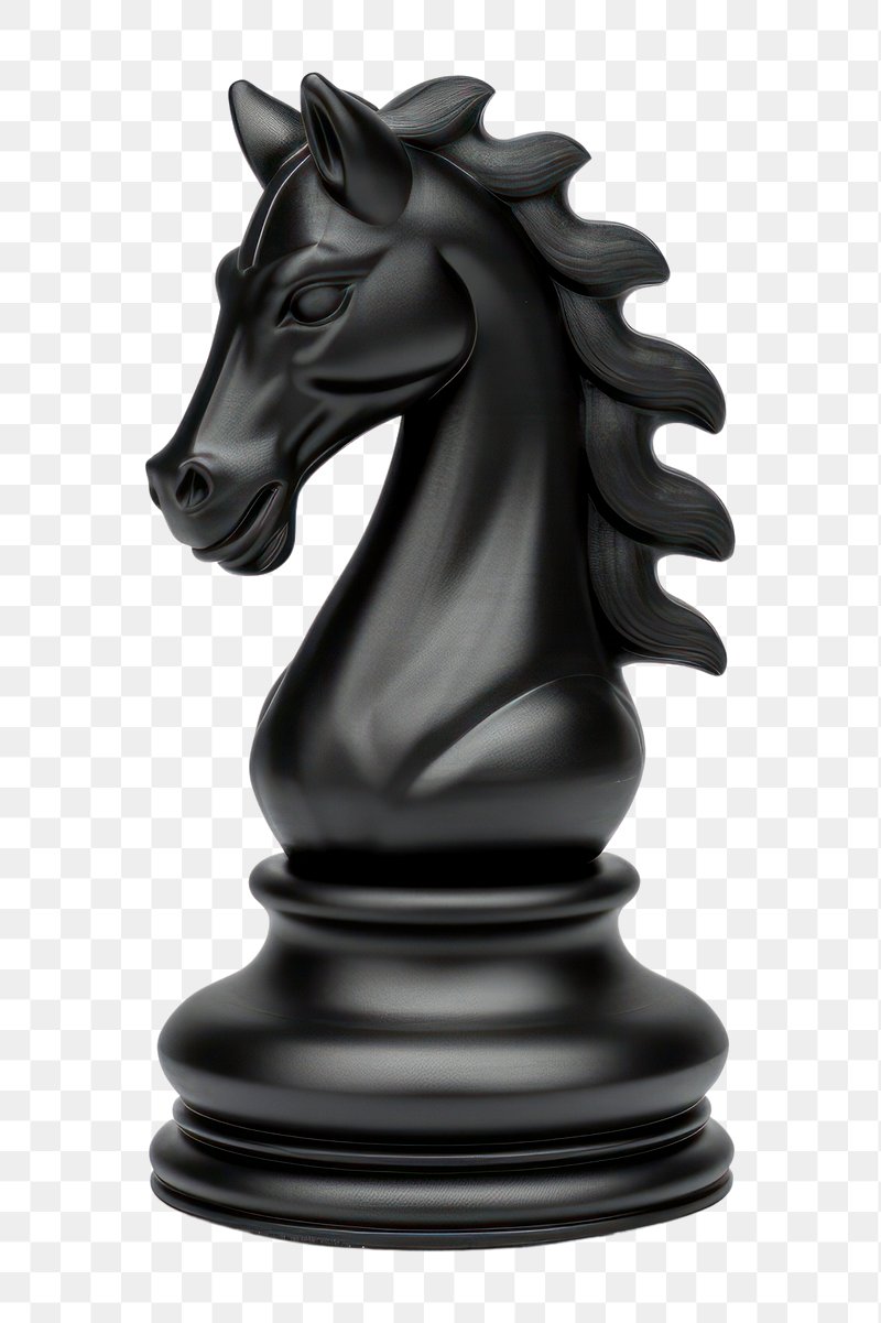 Browse Free HD Images of Dark Wooden Chess Pieces On Black