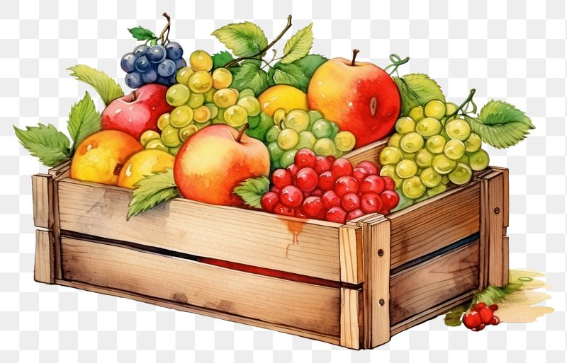 Green apples box fruit crate.  Premium Photo Illustration - rawpixel