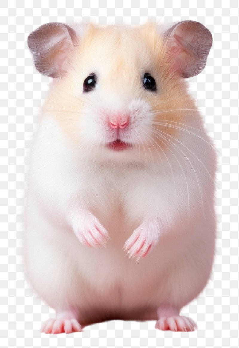 Ha White Transparent, The Hamster Who Has Spent A Lifetime With Nut Has His  Back To The Audience, Pet, Animal, Hamster PNG Image For Free Download