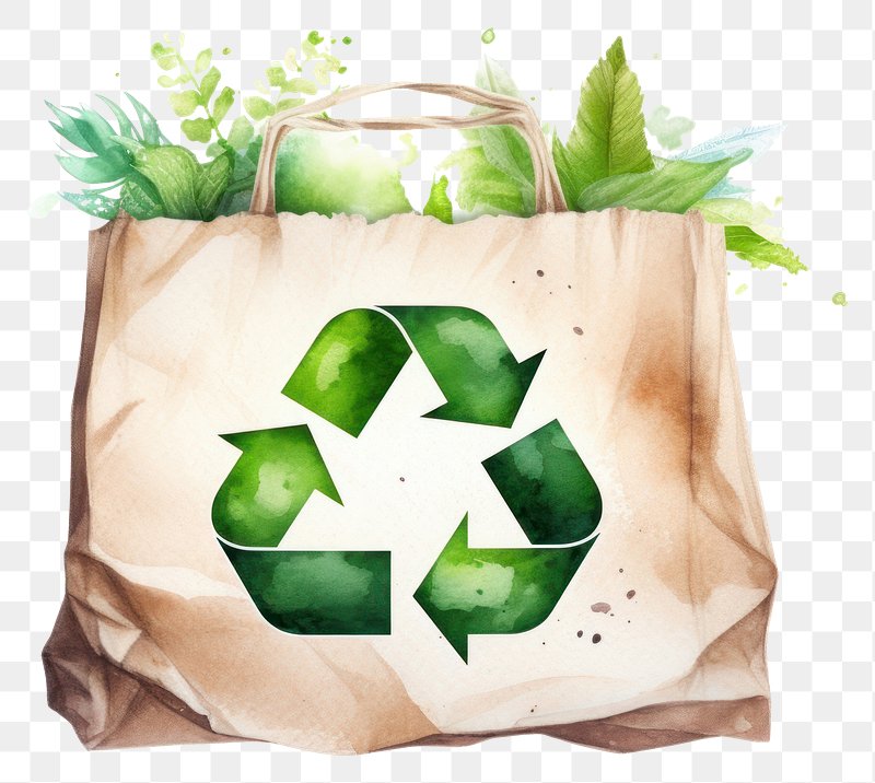 Global Recycling Day - Happy recycling bin with reusable shopping bag -  CleanPNG / KissPNG