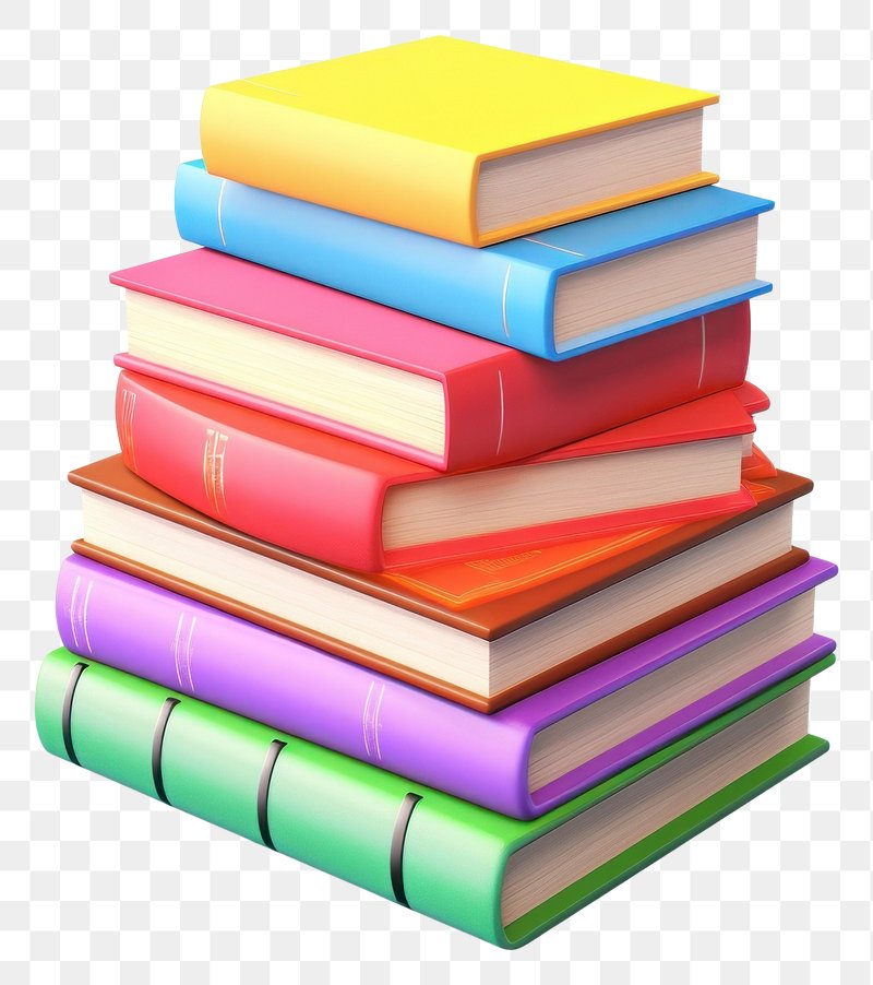 stack of books clip art png