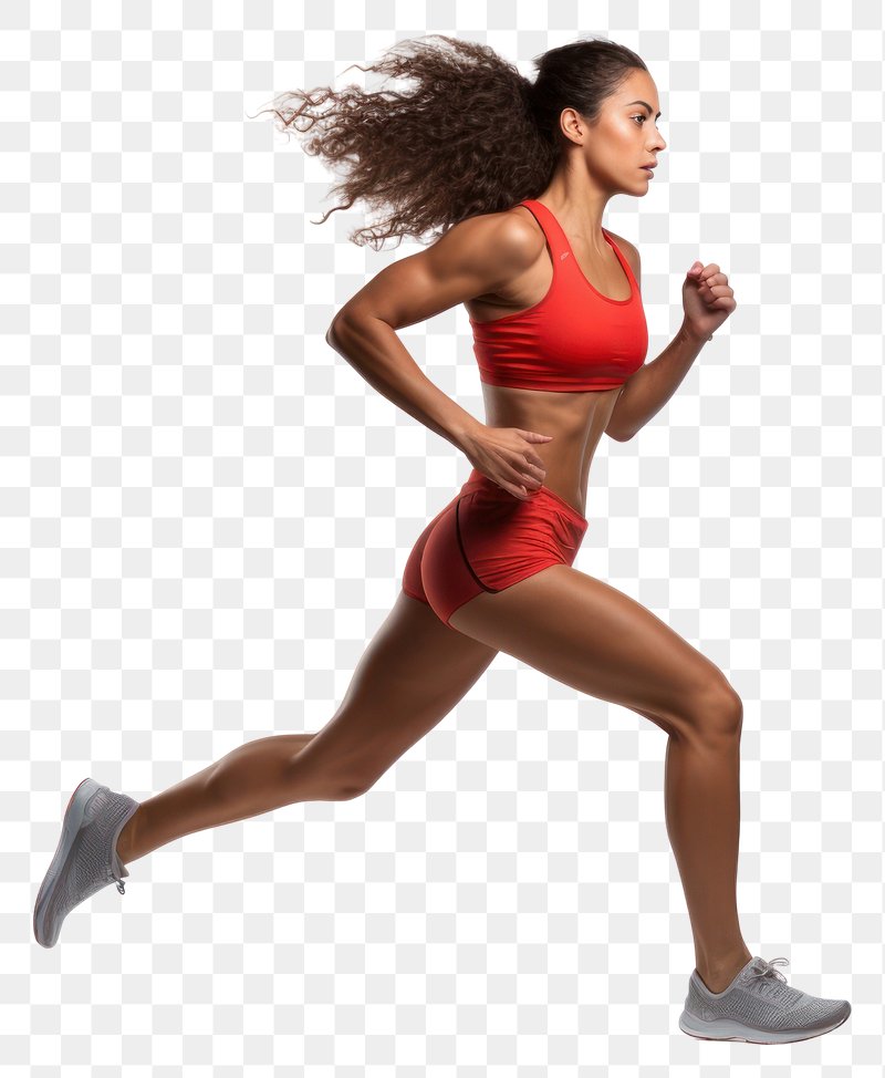 woman running png