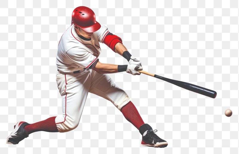 Premium AI Image  Professional Baseball Player in White Uniform and Helmet  Hitting with Baseball Bat