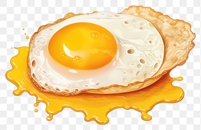 Fried egg slide icon  Free Photo Illustration - rawpixel