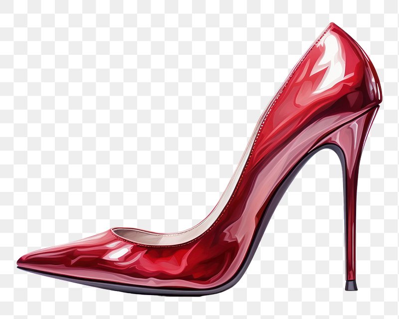 Black Red High Heels PNG Clip Art - Best WEB Clipart