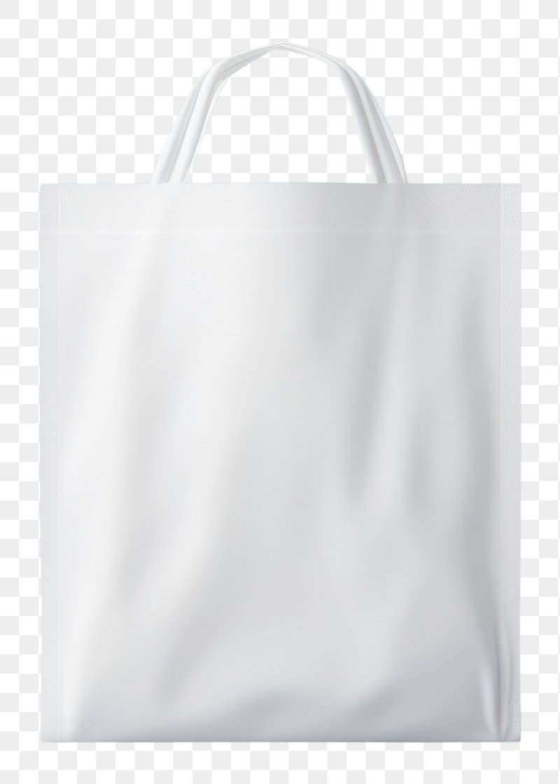 Plastic bags white white background