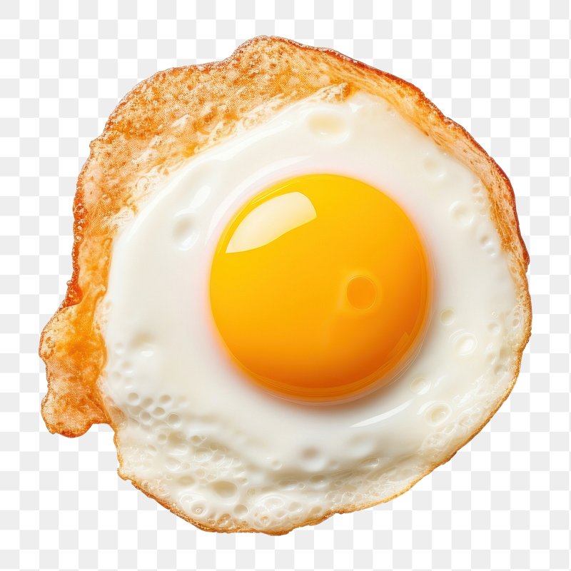 Sunny side-up egg, Fried egg Omelette Breakfast French fries Fried fish, A  plate of fried eggs transparent background PNG clipart