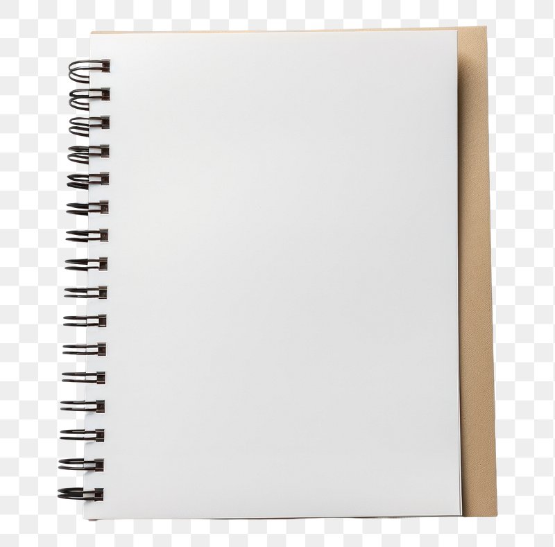 Clean Pages Square Sketchbook White Background Flat Template Stock Photo by  ©tesunotai 315747800