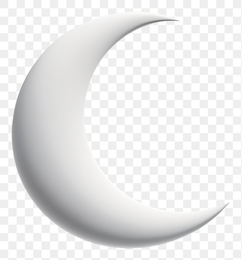 Free: Crescent Moon Comments - White Crescent Moon Png 