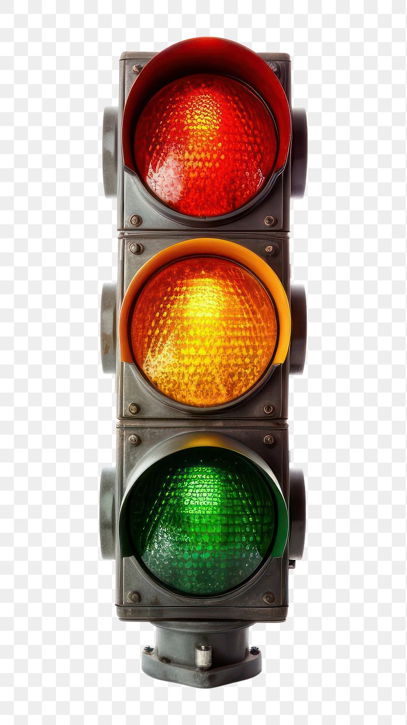 red traffic light png