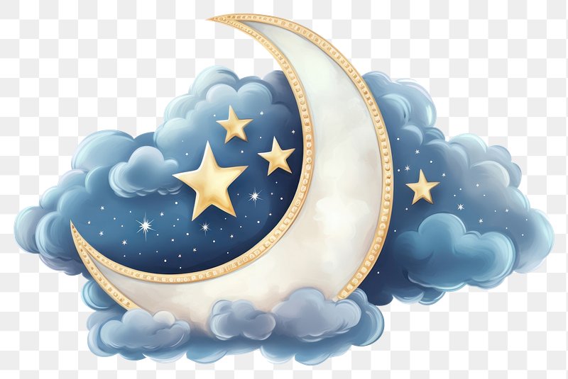 moon clipart no background