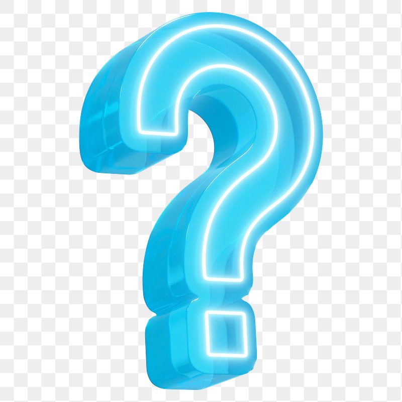 question logo 3d png