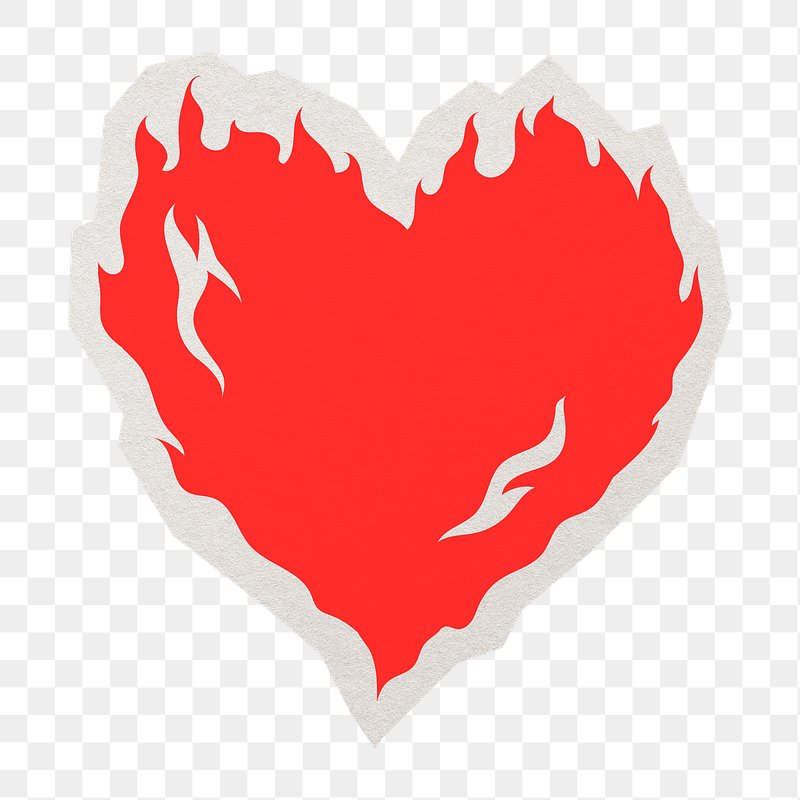 Burning Heart Png Gif - Free Transparent PNG Clipart Images Download