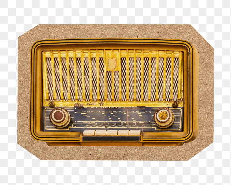 Retro Radio PNG Picture, The Old Radio Vintage Retro Unique, Jadul, Unik,  Radio PNG Image For Free Download