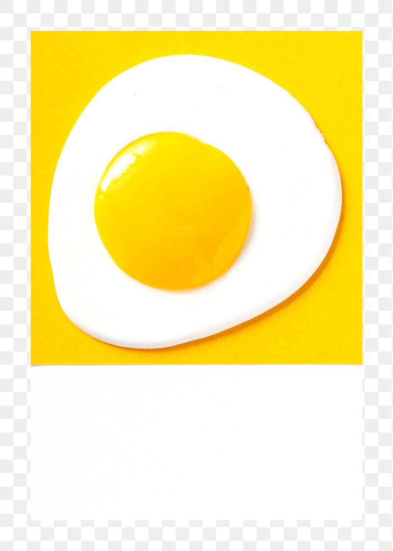 Fried egg png collage element