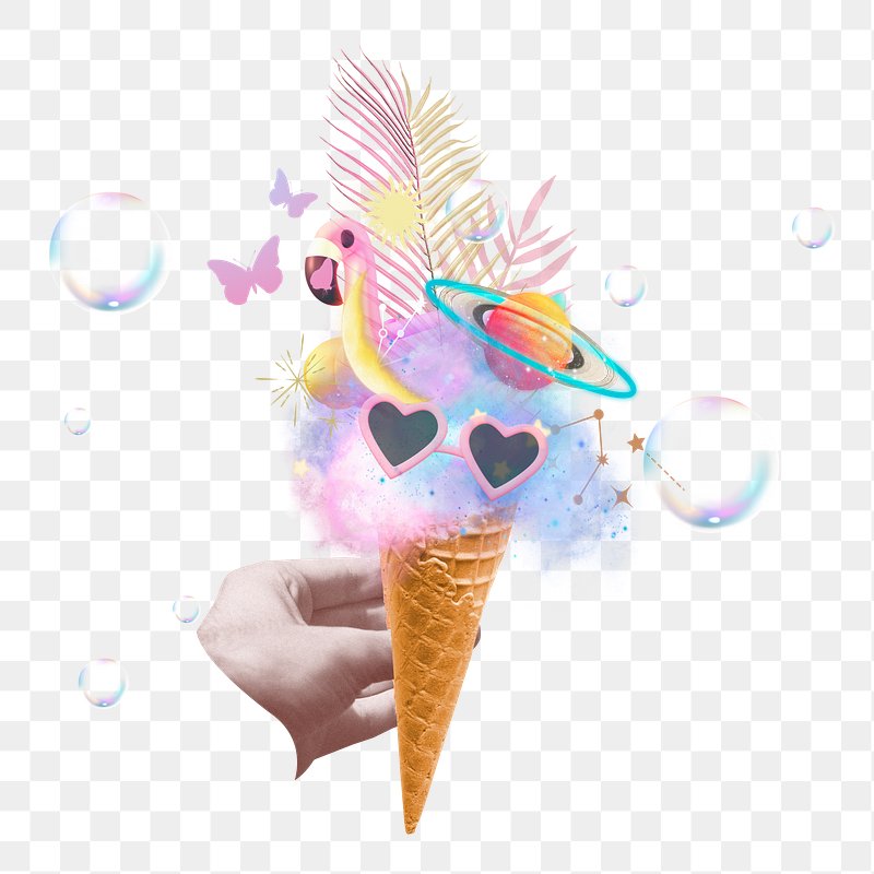 Ice Cream Hand Vector Art PNG, Ice Cream Showing Dislike Hand Sign, Fun, Bad,  Cartoon PNG Image For Free Download