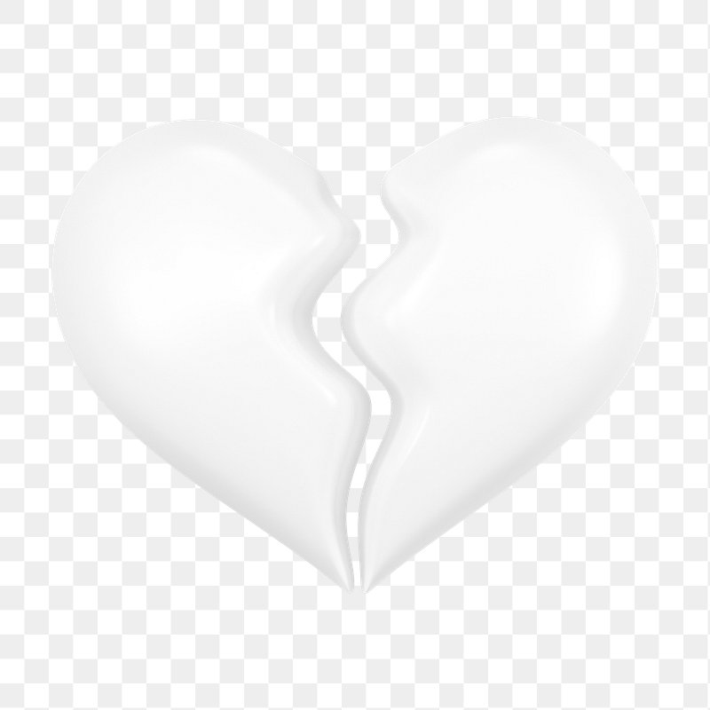 broken heart transparent background